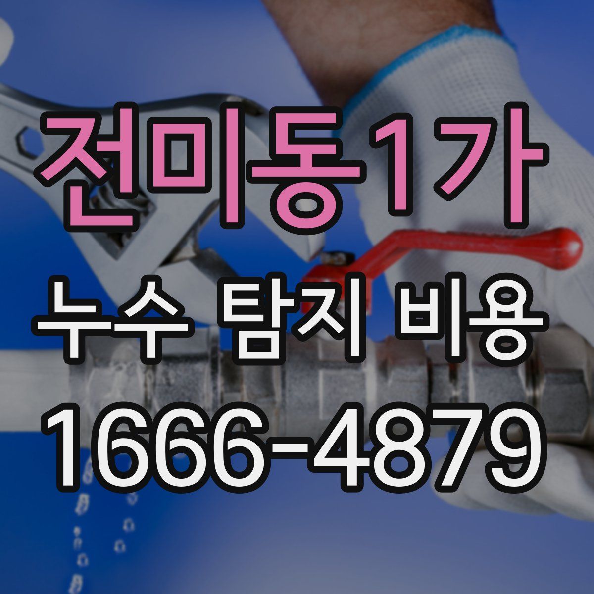 전미동1가 누수 탐지 비용
