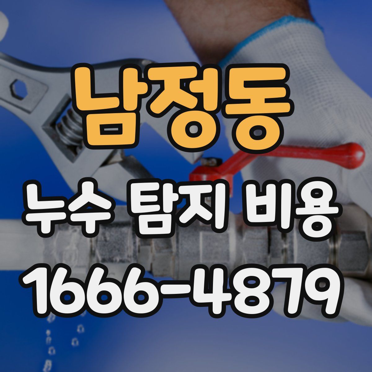 남정동 누수 탐지 비용