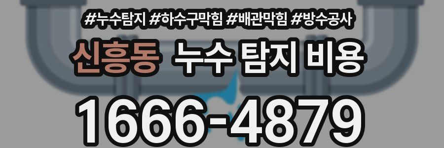 신흥동 누수 탐지 비용