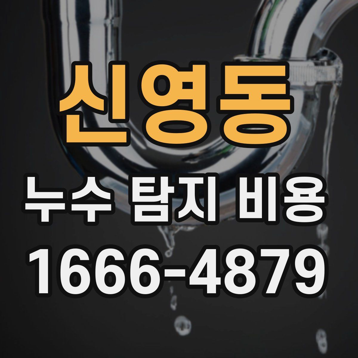 신영동 누수 탐지 비용