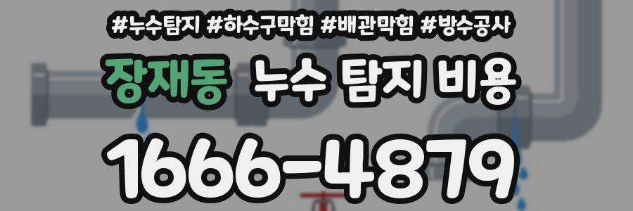 장재동 누수 탐지 비용