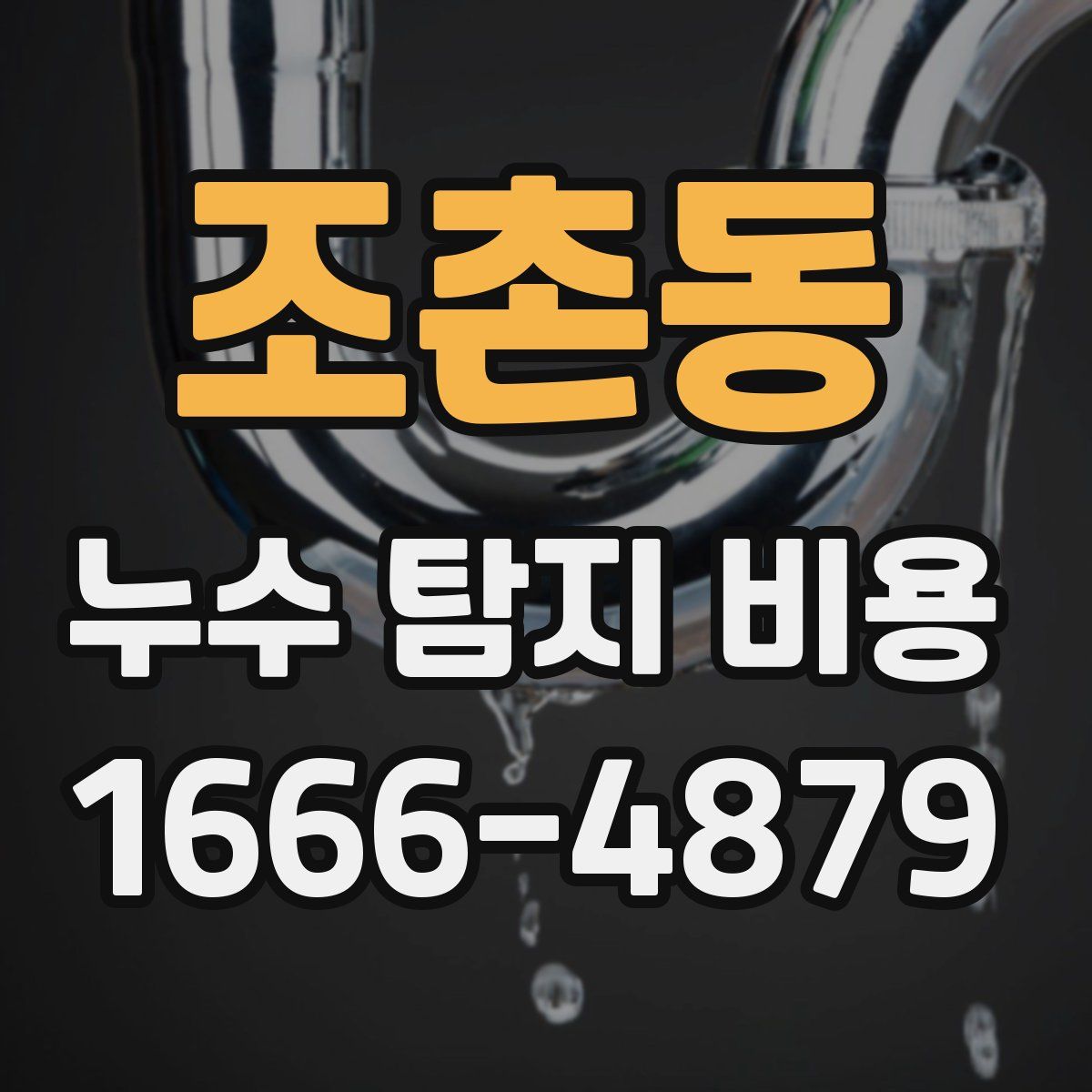 조촌동 누수 탐지 비용