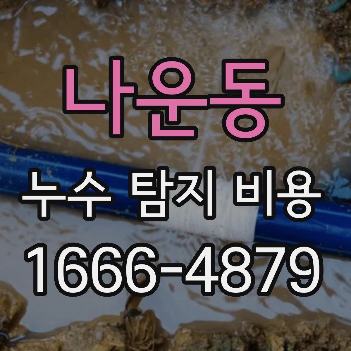 나운동 누수 탐지 비용