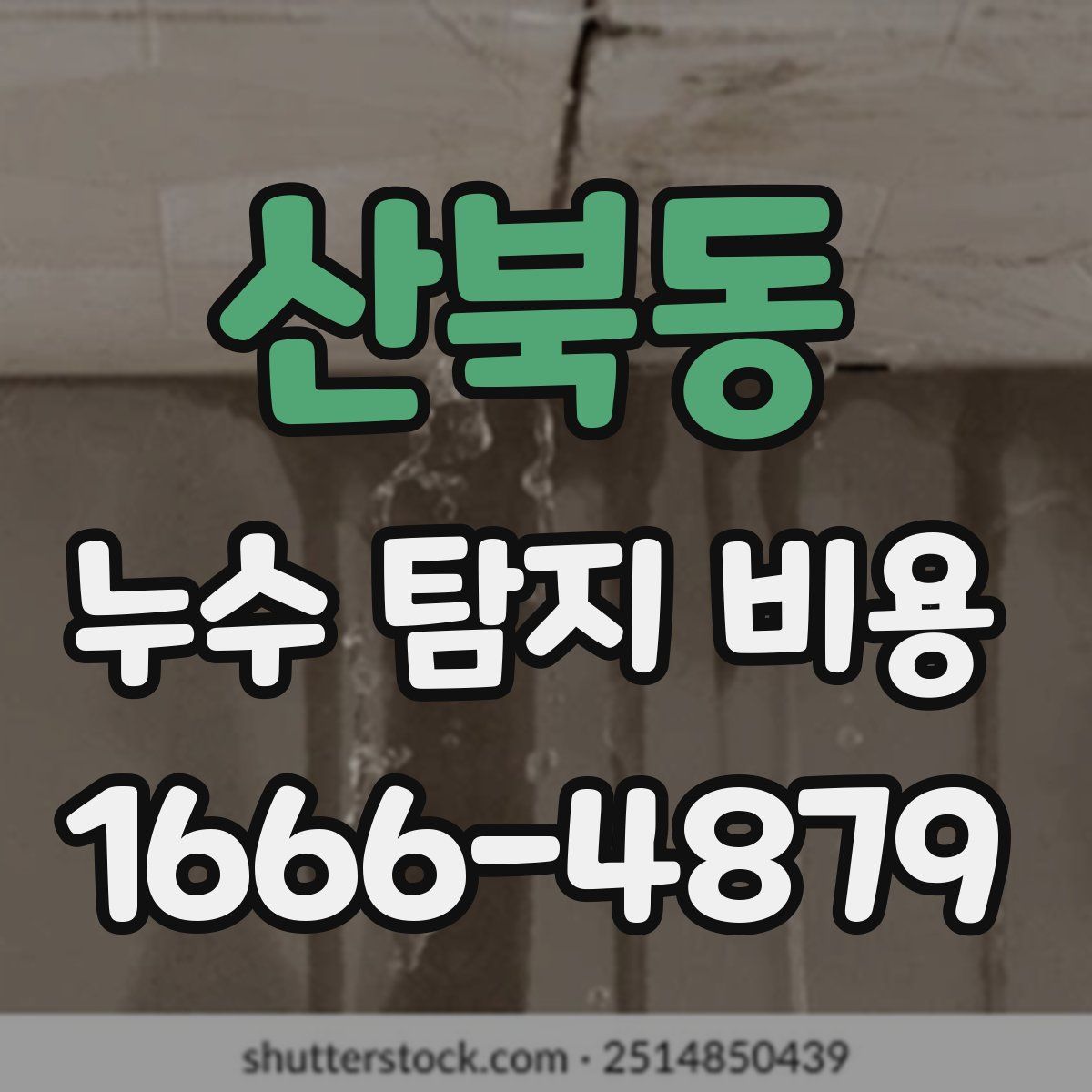 산북동 누수 탐지 비용