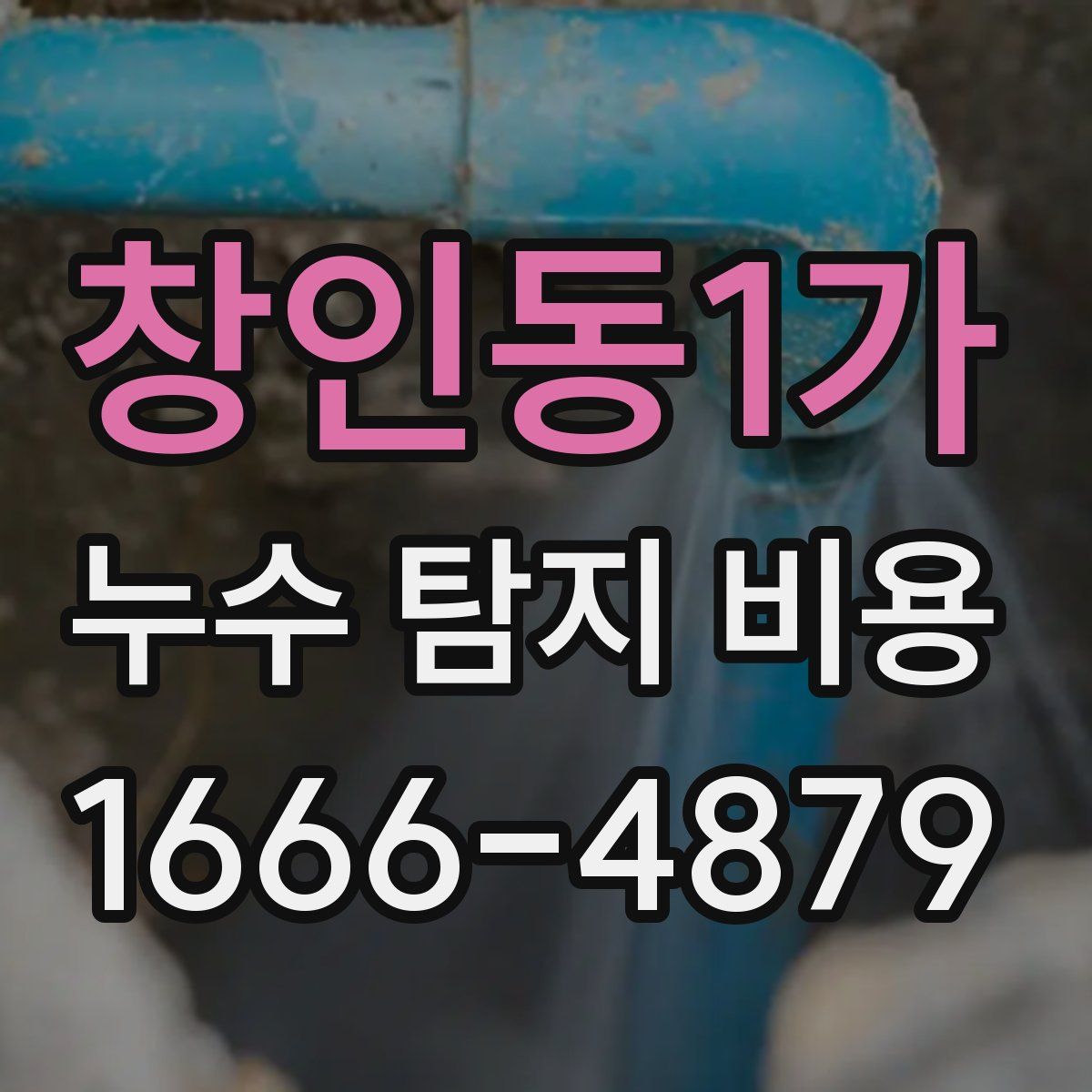 창인동1가 누수 탐지 비용