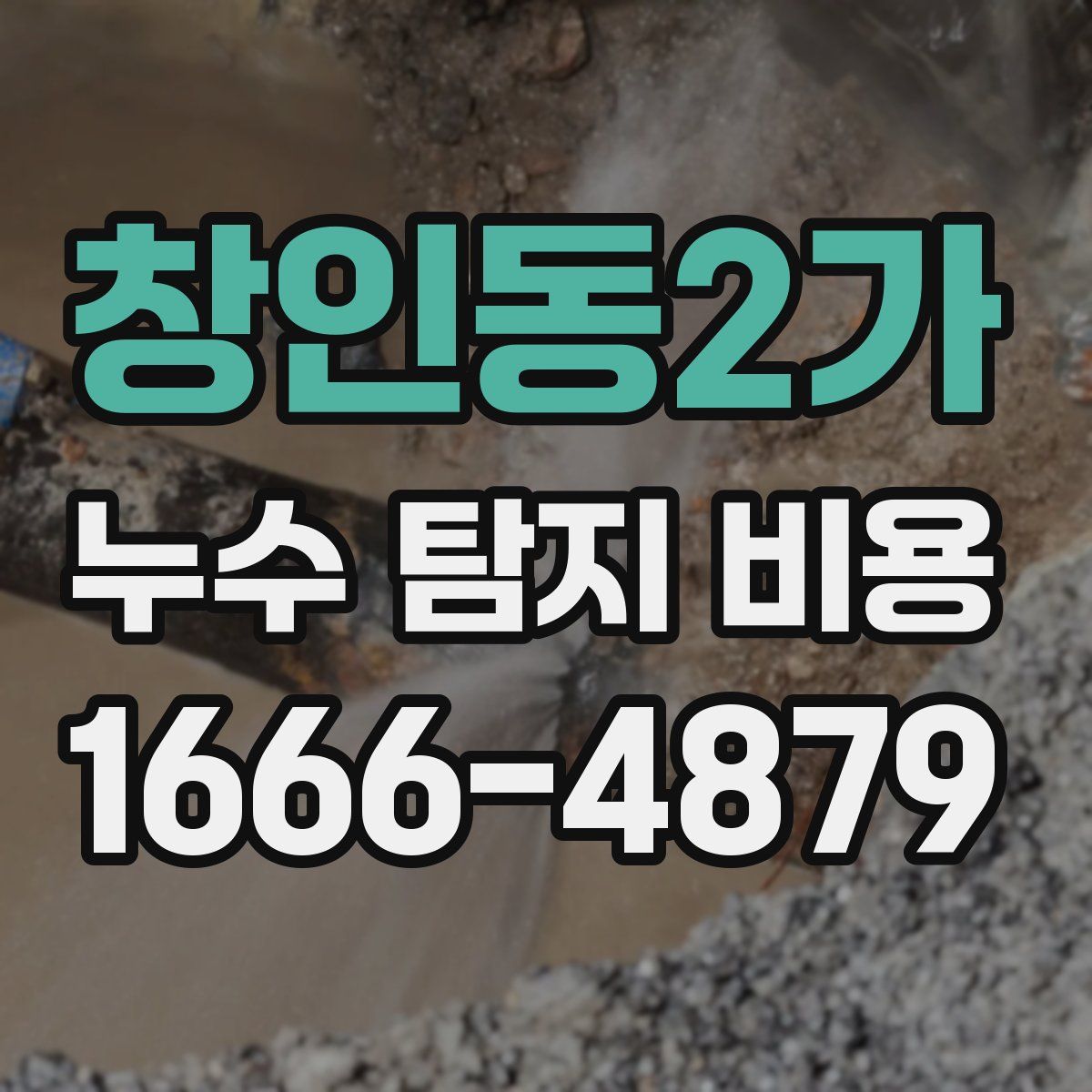 창인동2가 누수 탐지 비용