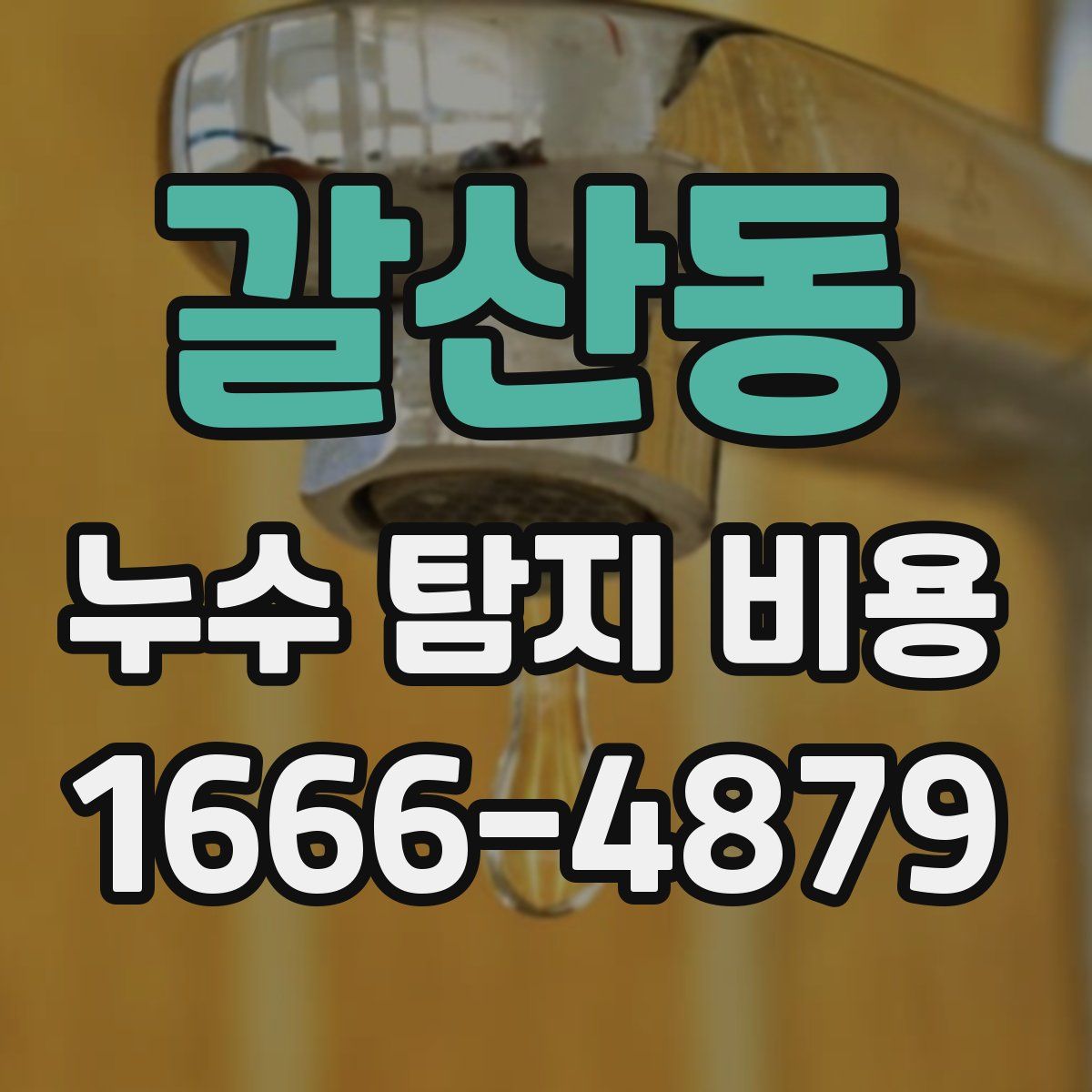 갈산동 누수 탐지 비용