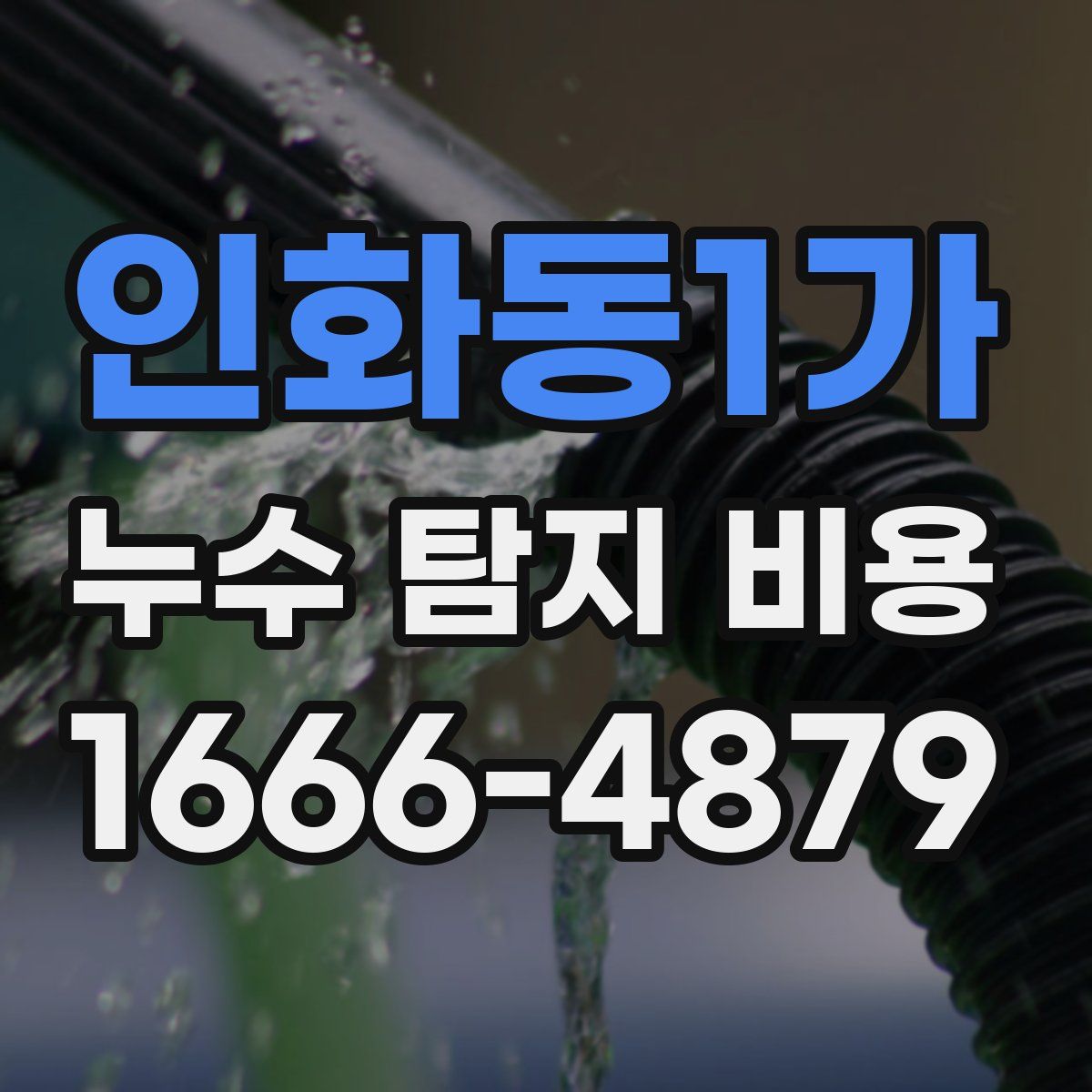 인화동1가 누수 탐지 비용