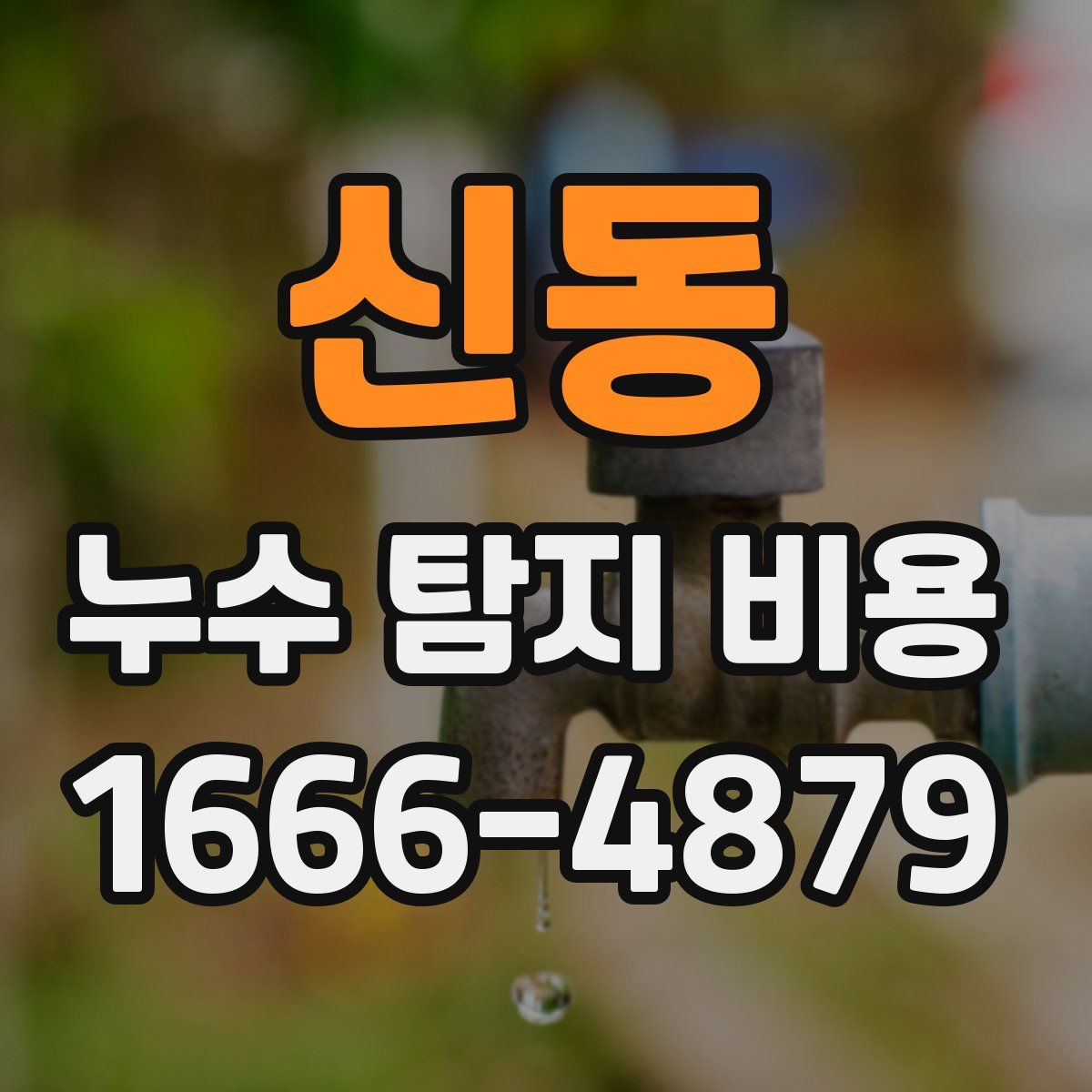신동 누수 탐지 비용