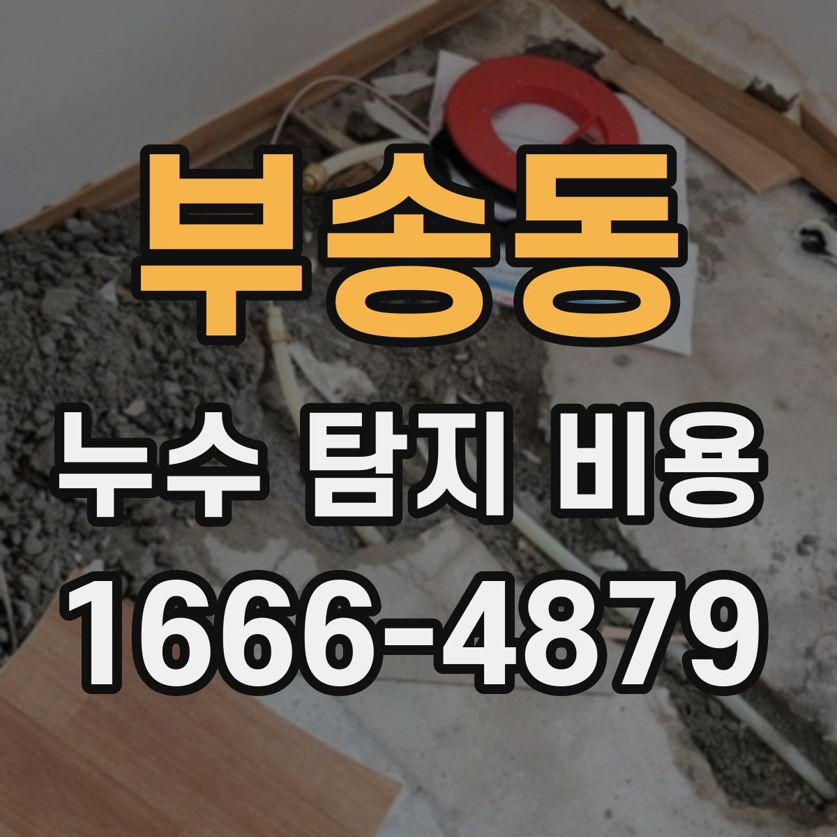 부송동 누수 탐지 비용