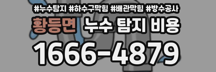 황등면 누수 탐지 비용