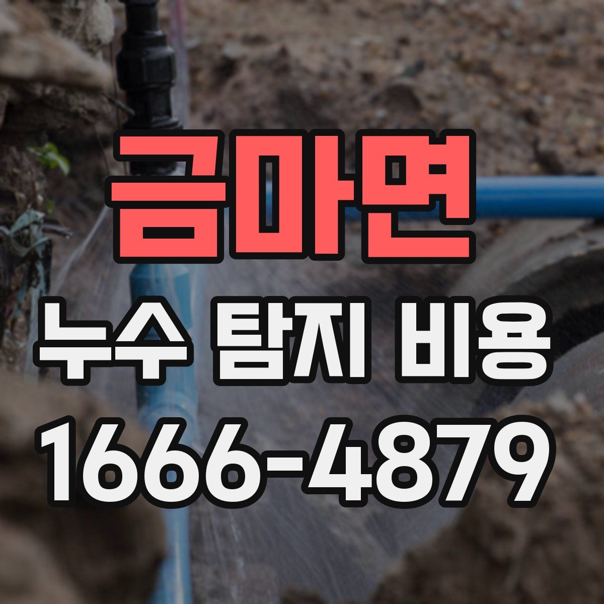 금마면 누수 탐지 비용