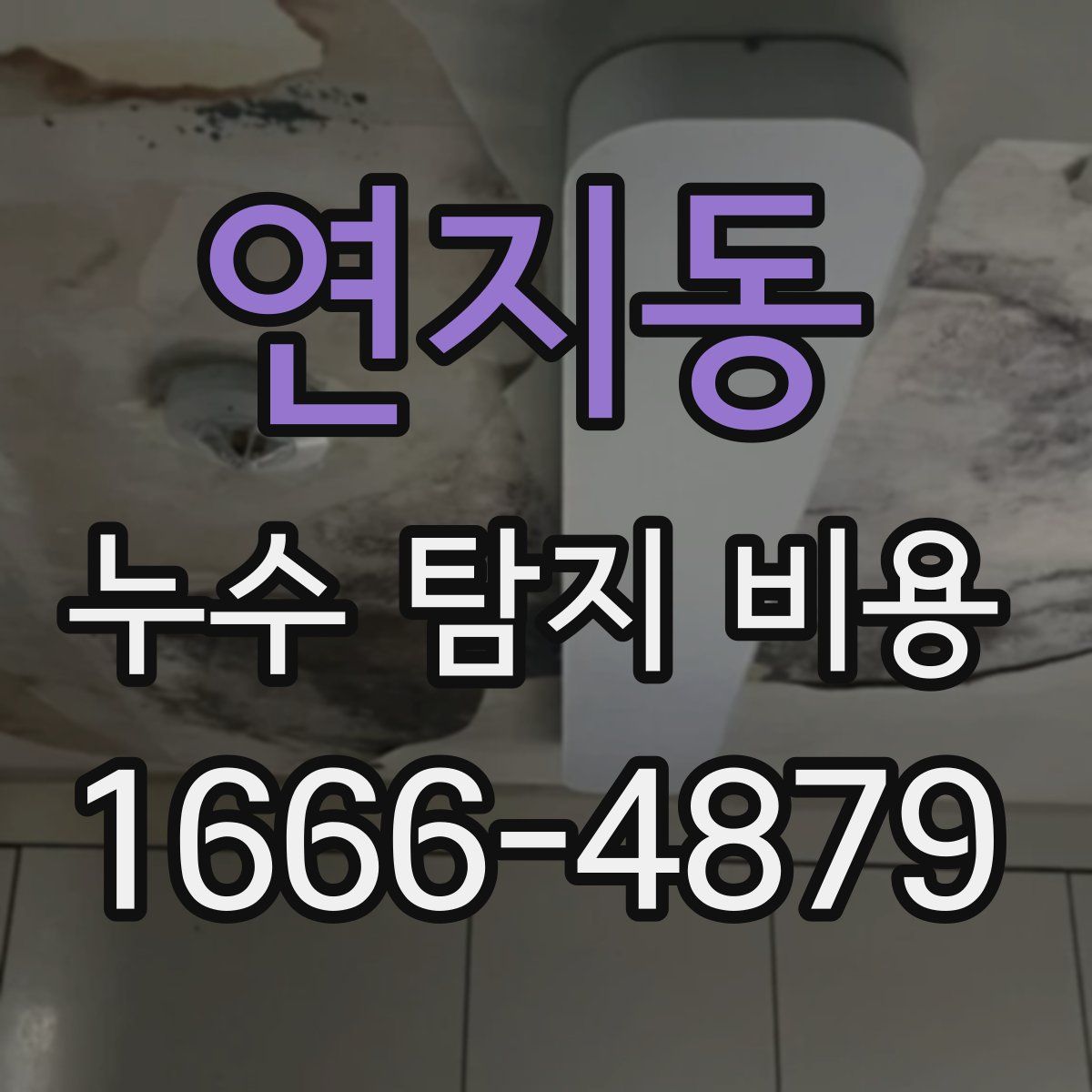 연지동 누수 탐지 비용