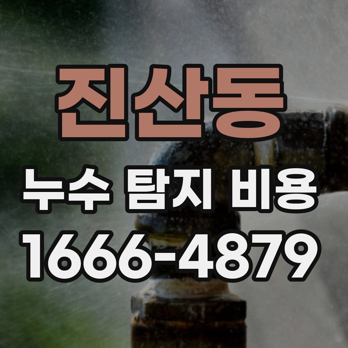 진산동 누수 탐지 비용