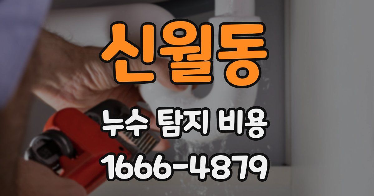 신월동 누수 탐지 비용
