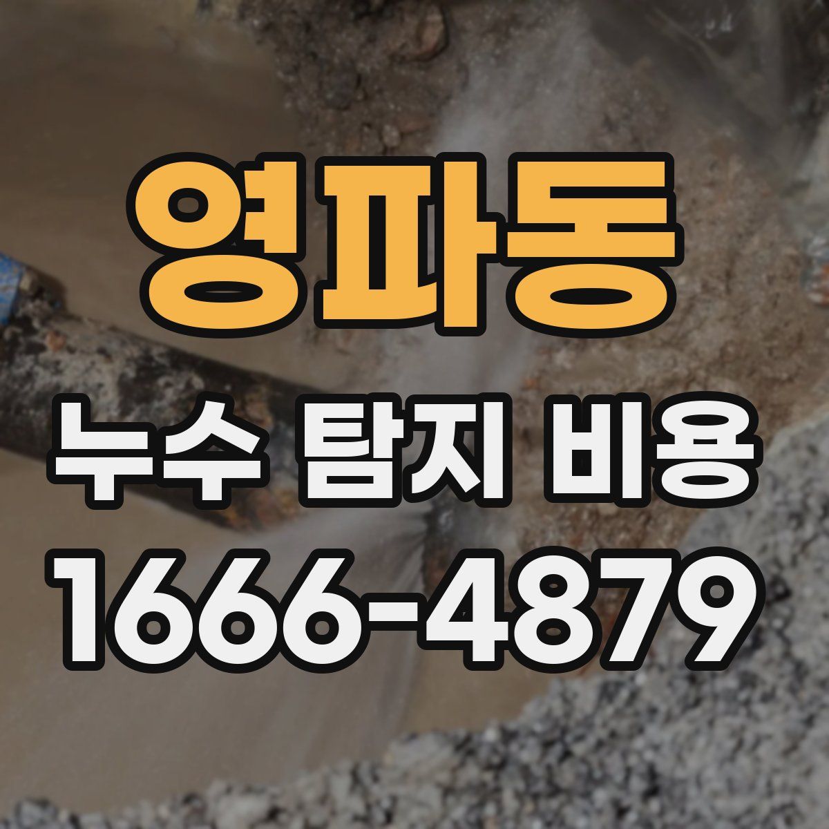 영파동 누수 탐지 비용