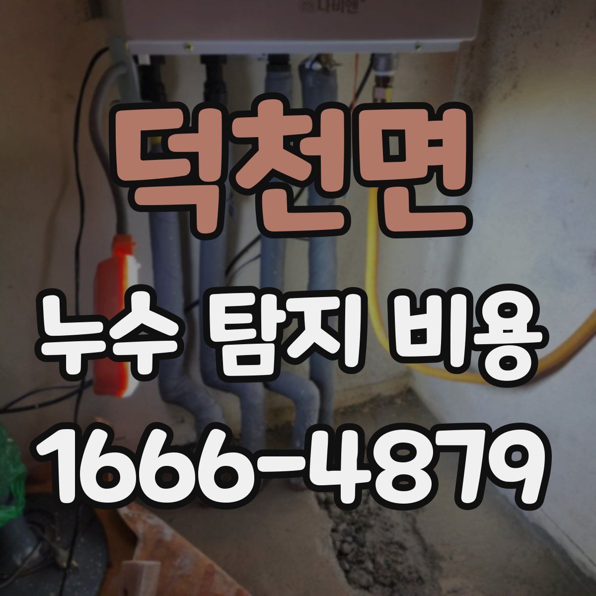 덕천면 누수 탐지 비용