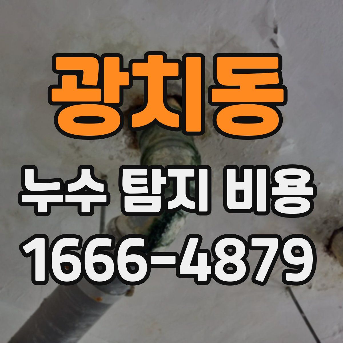 광치동 누수 탐지 비용