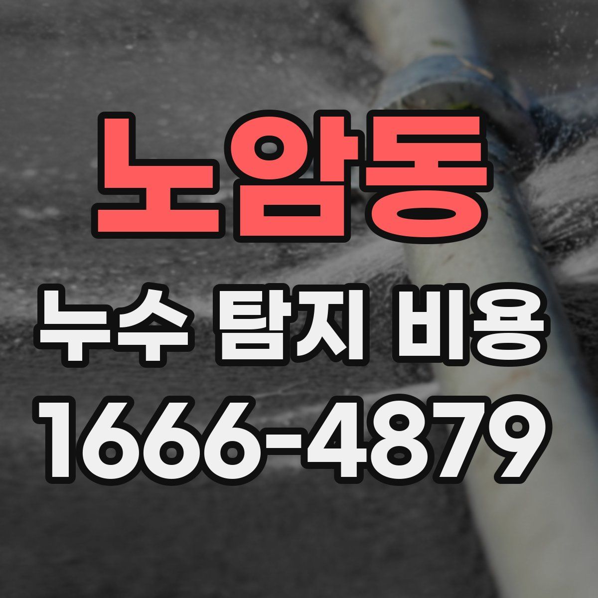 노암동 누수 탐지 비용
