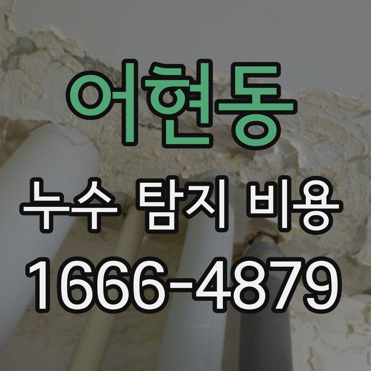 어현동 누수 탐지 비용