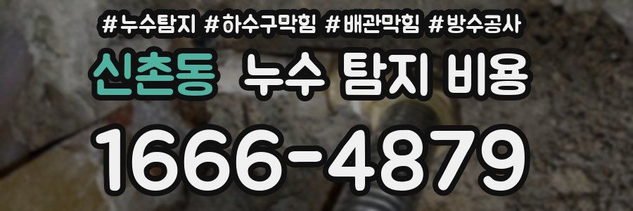 신촌동 누수 탐지 비용