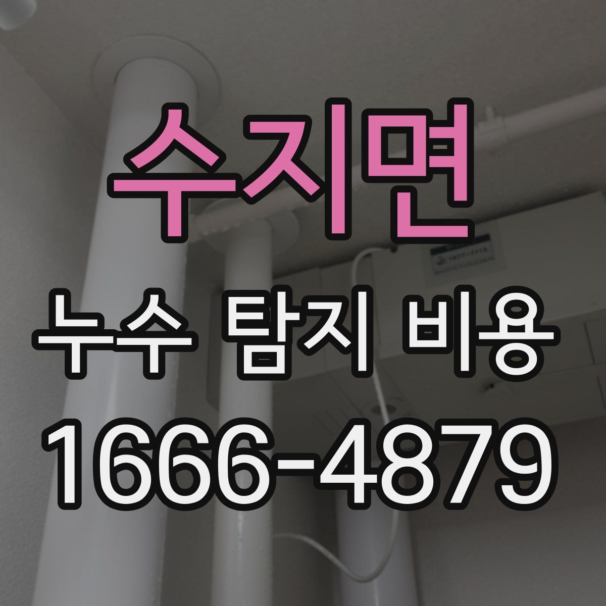 수지면 누수 탐지 비용