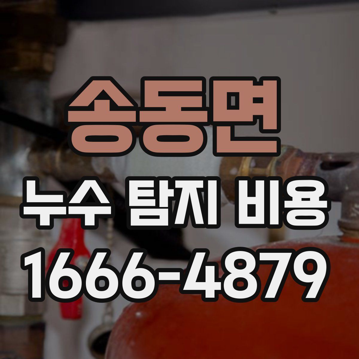 송동면 누수 탐지 비용