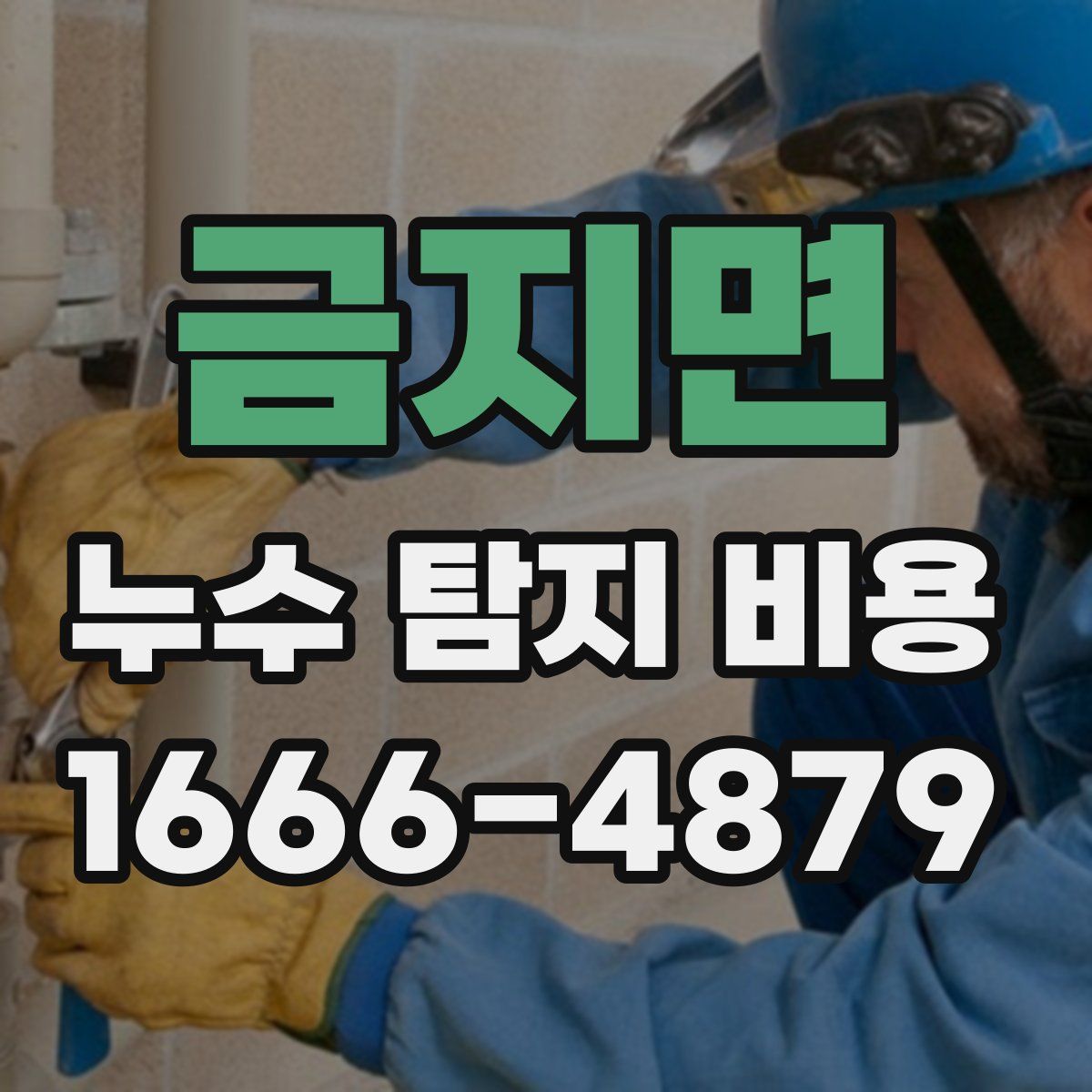 금지면 누수 탐지 비용