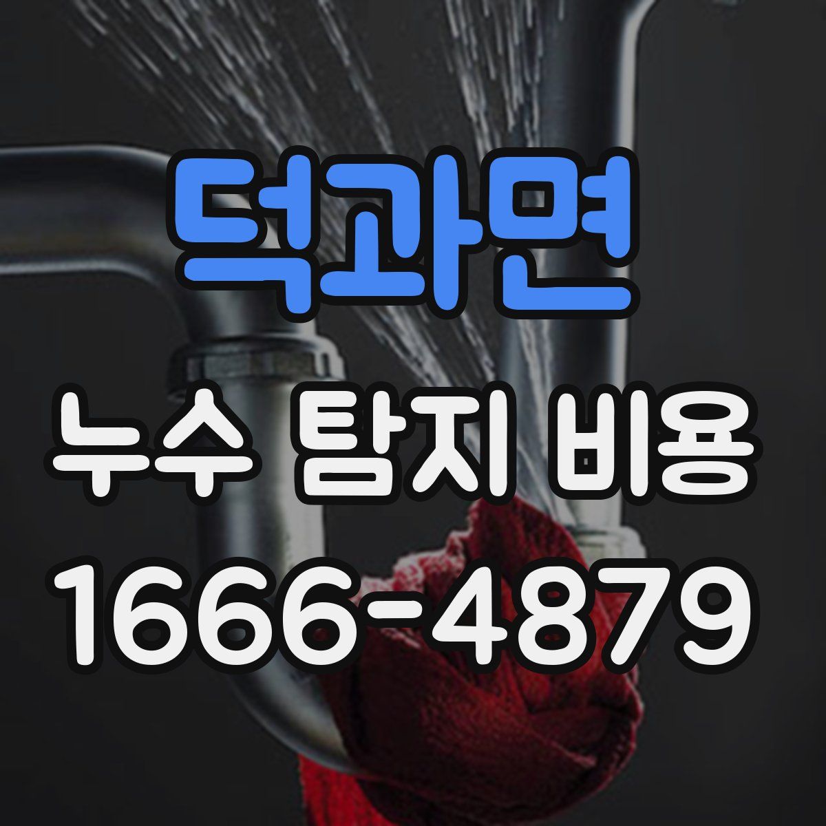 덕과면 누수 탐지 비용