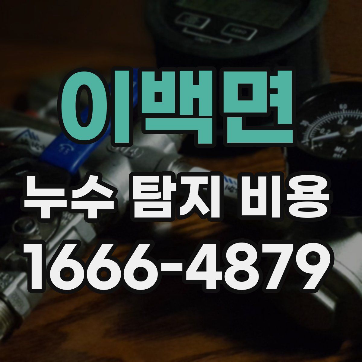 이백면 누수 탐지 비용