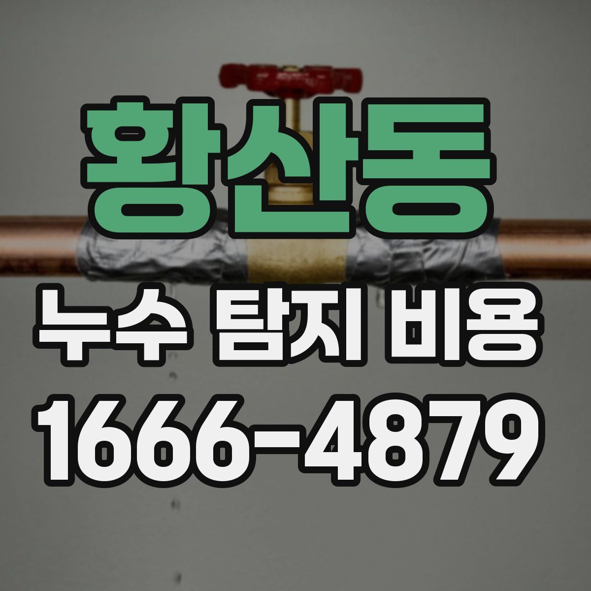 황산동 누수 탐지 비용