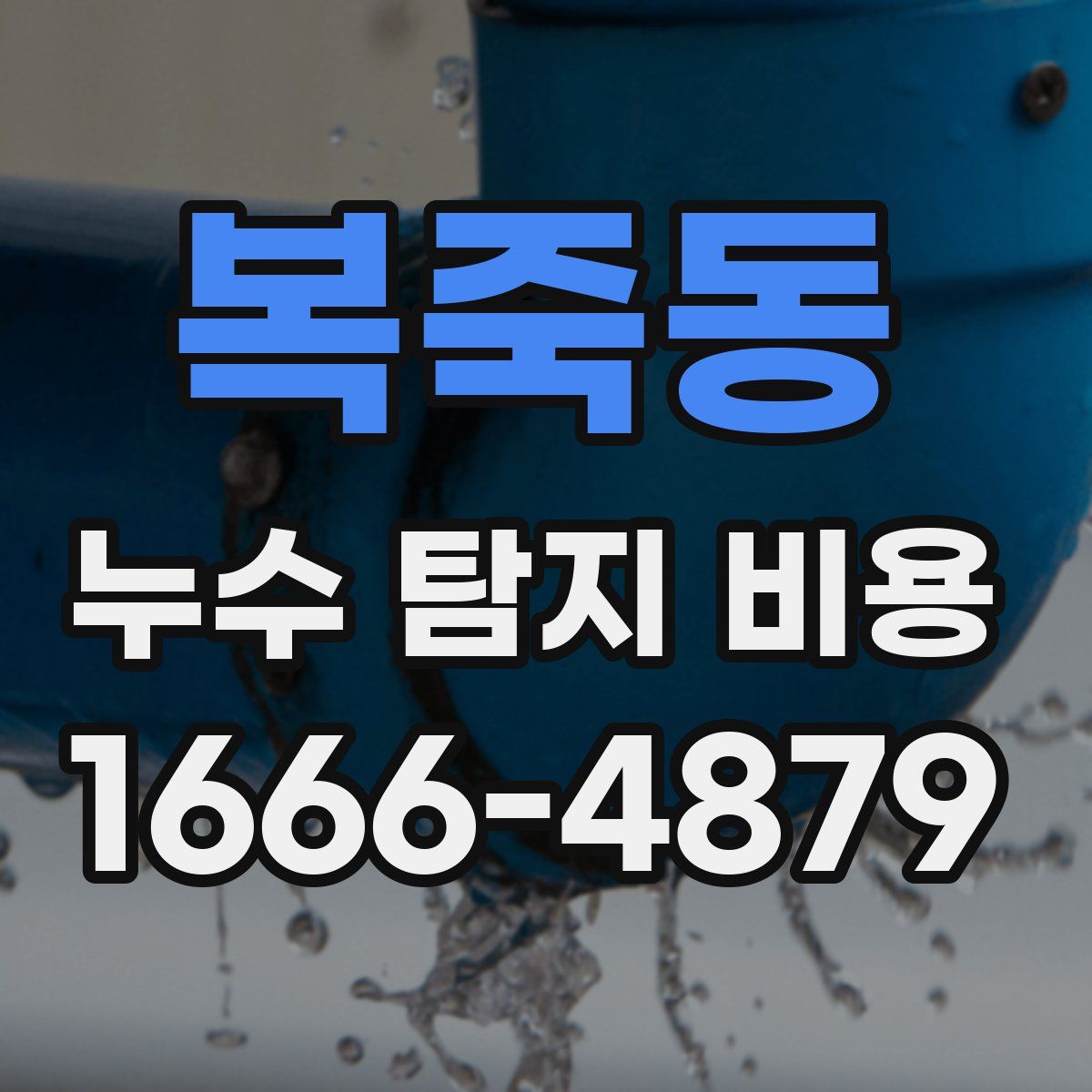 복죽동 누수 탐지 비용