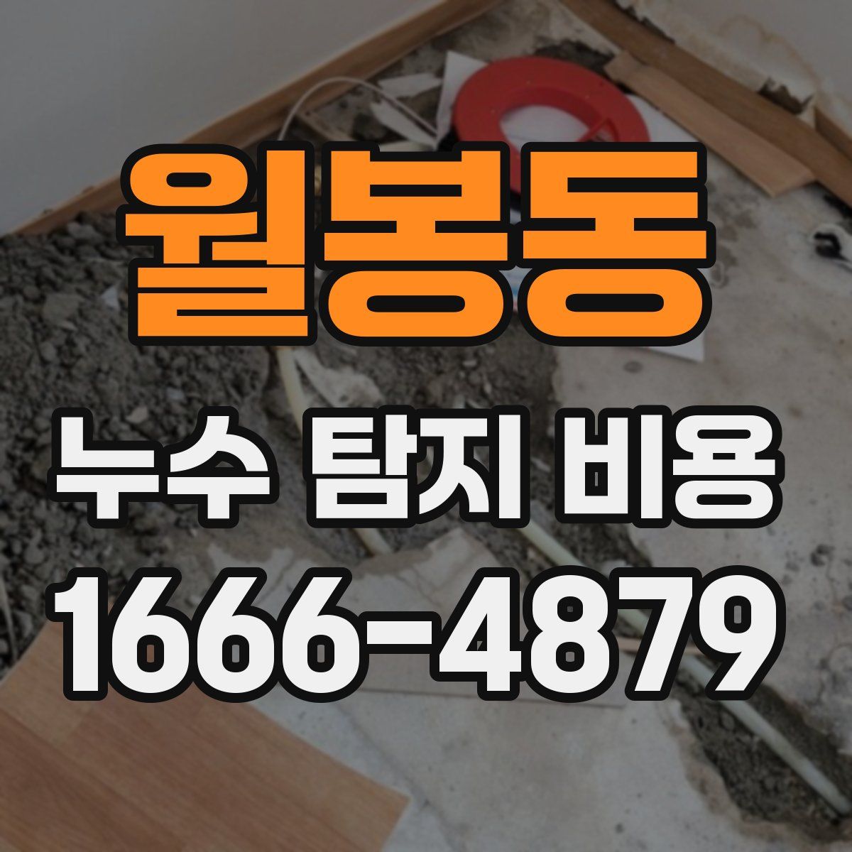 월봉동 누수 탐지 비용