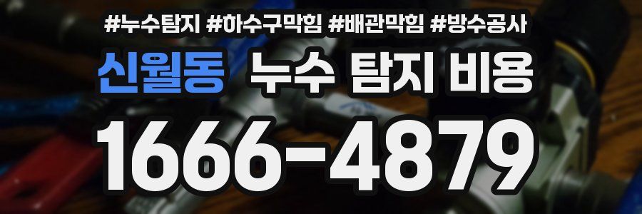 신월동 누수 탐지 비용