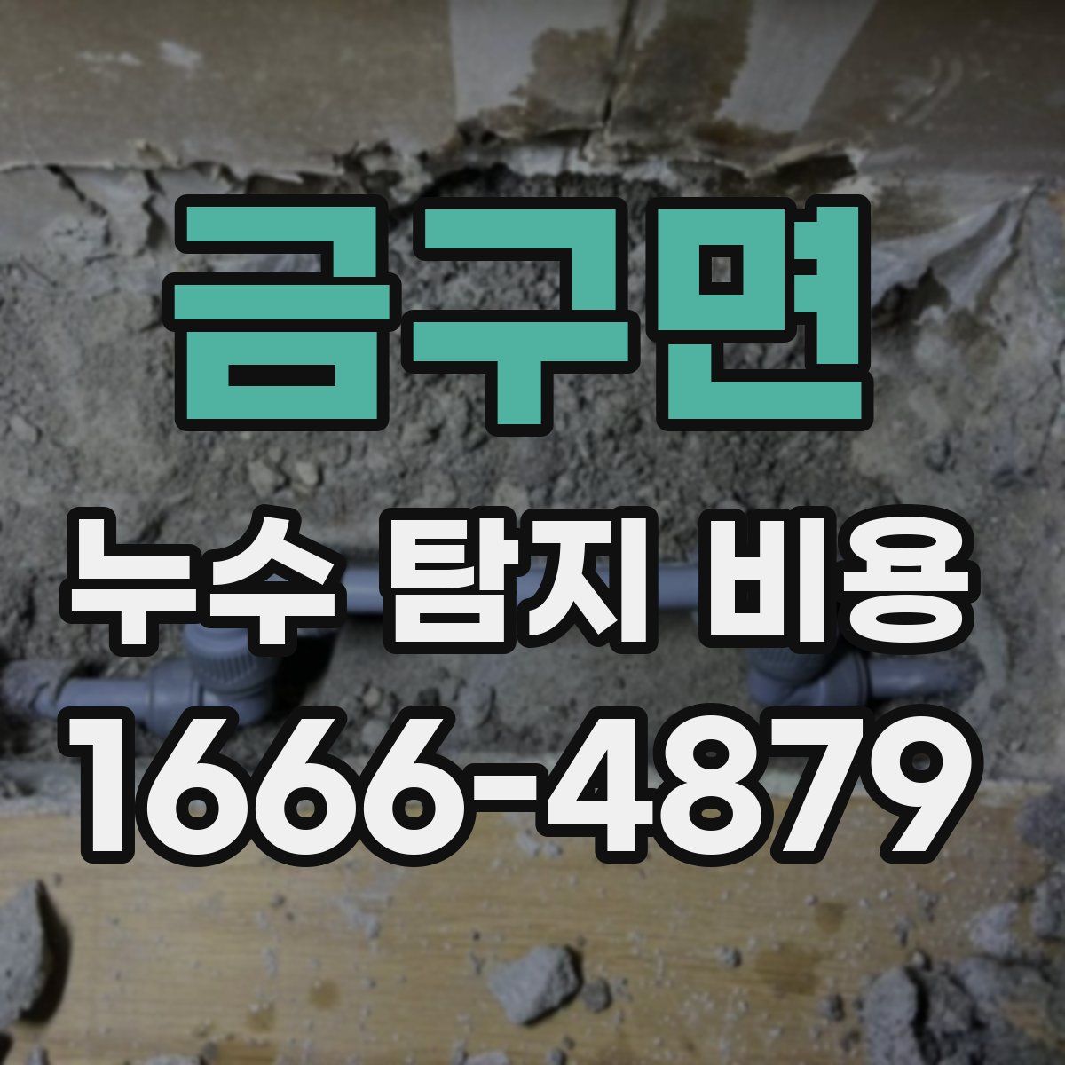 금구면 누수 탐지 비용