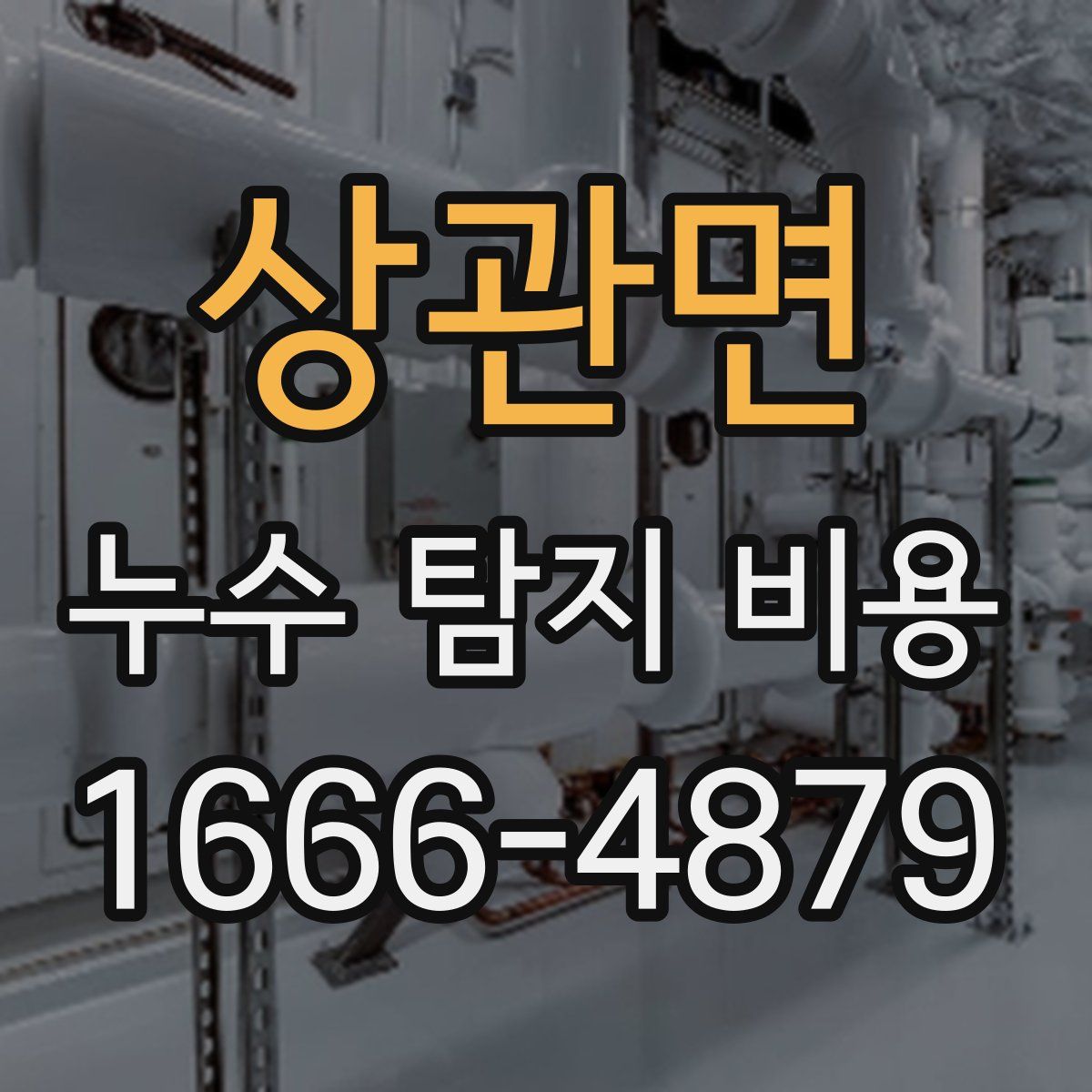 상관면 누수 탐지 비용