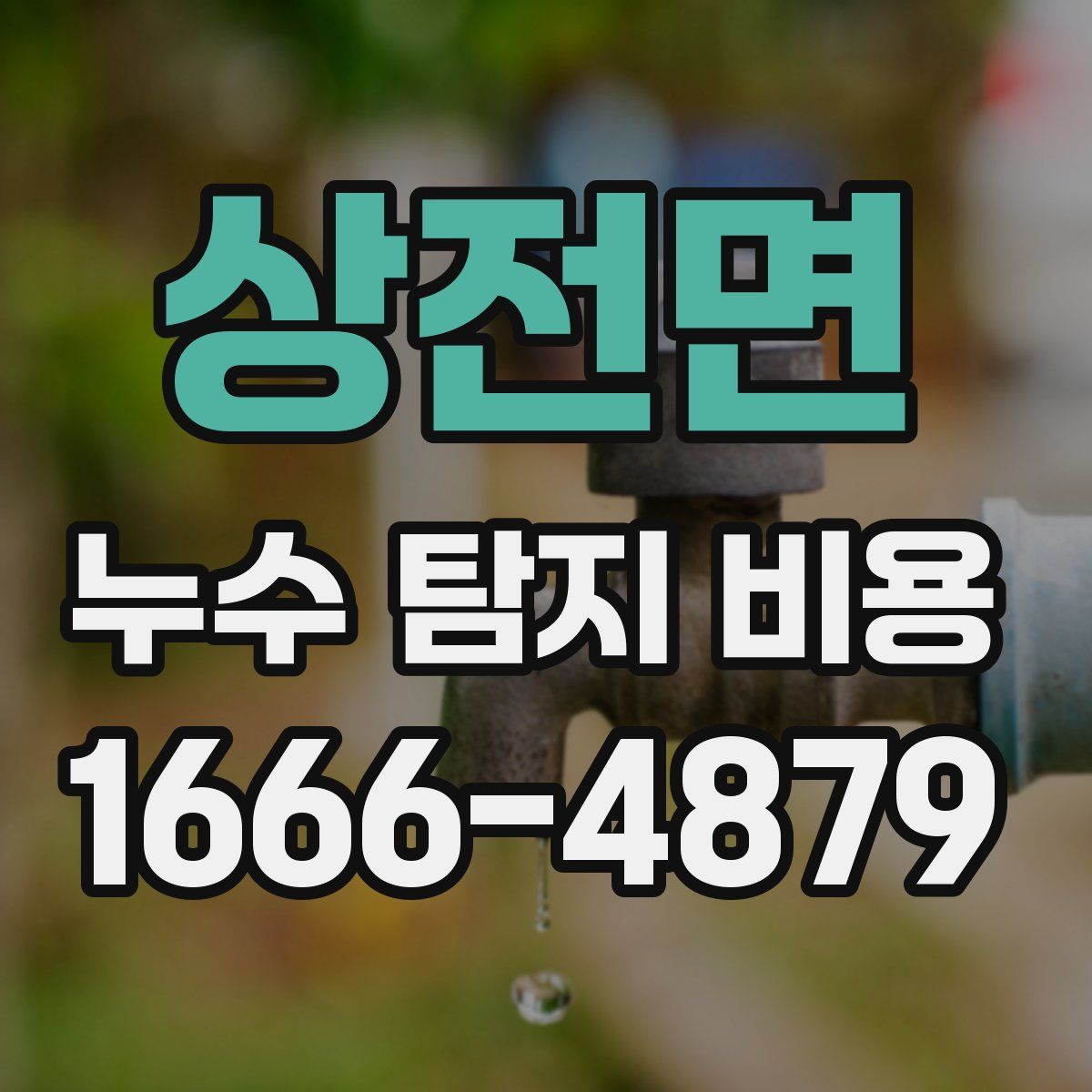 상전면 누수 탐지 비용