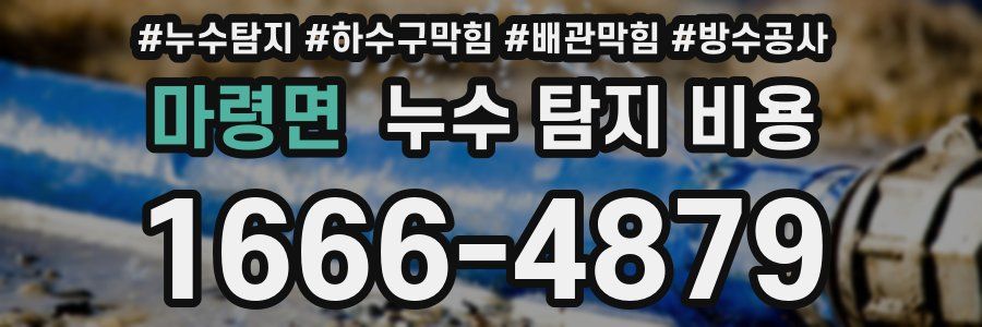 마령면 누수 탐지 비용