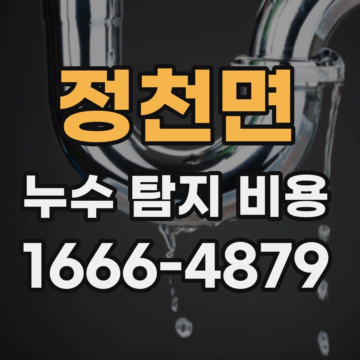 정천면 누수 탐지 비용