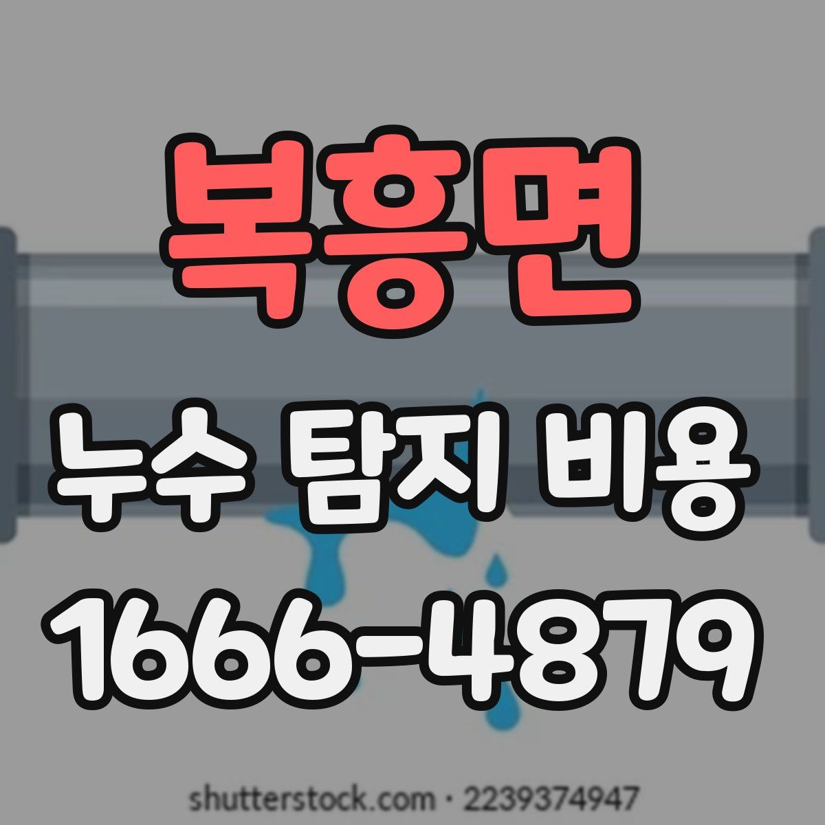 복흥면 누수 탐지 비용