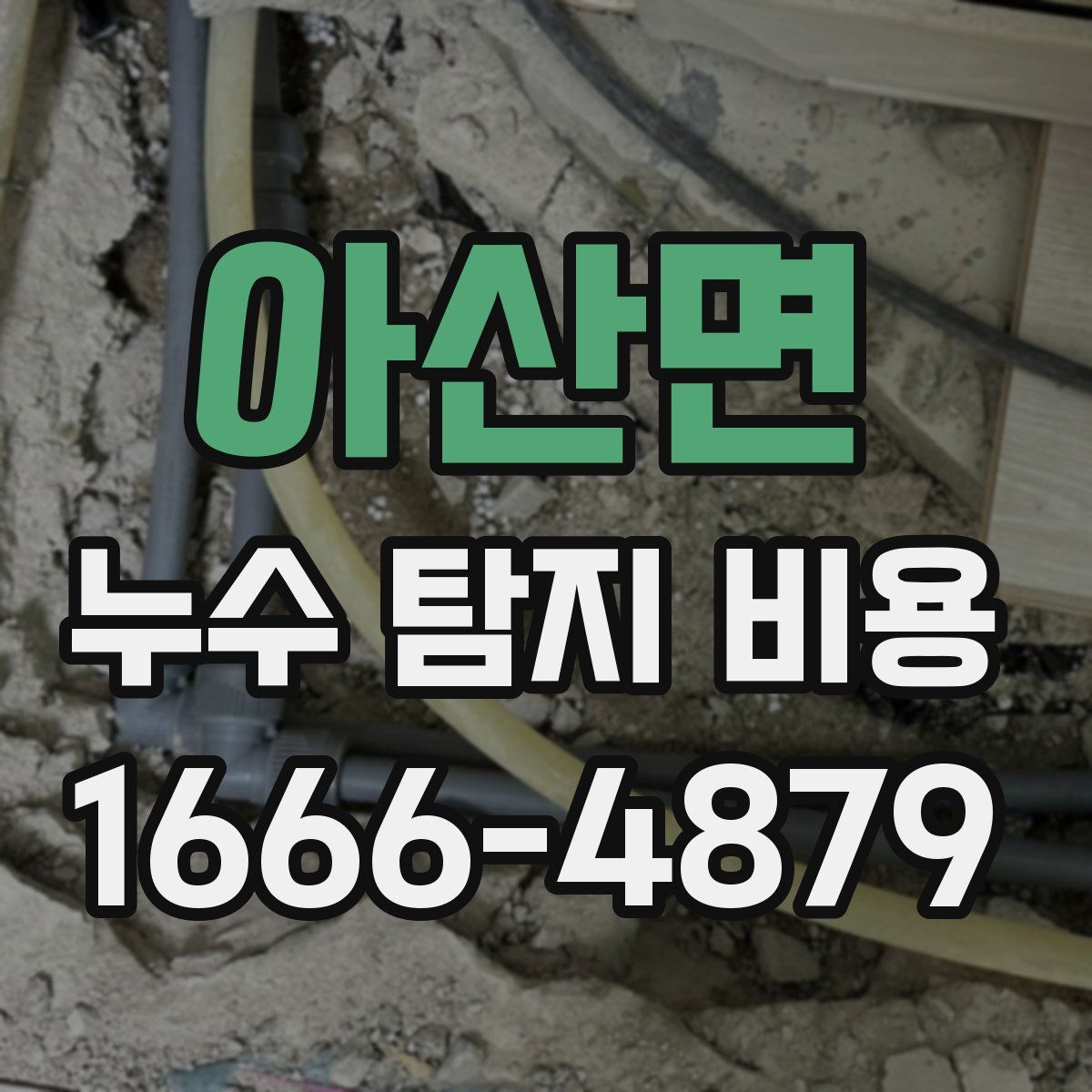 아산면 누수 탐지 비용