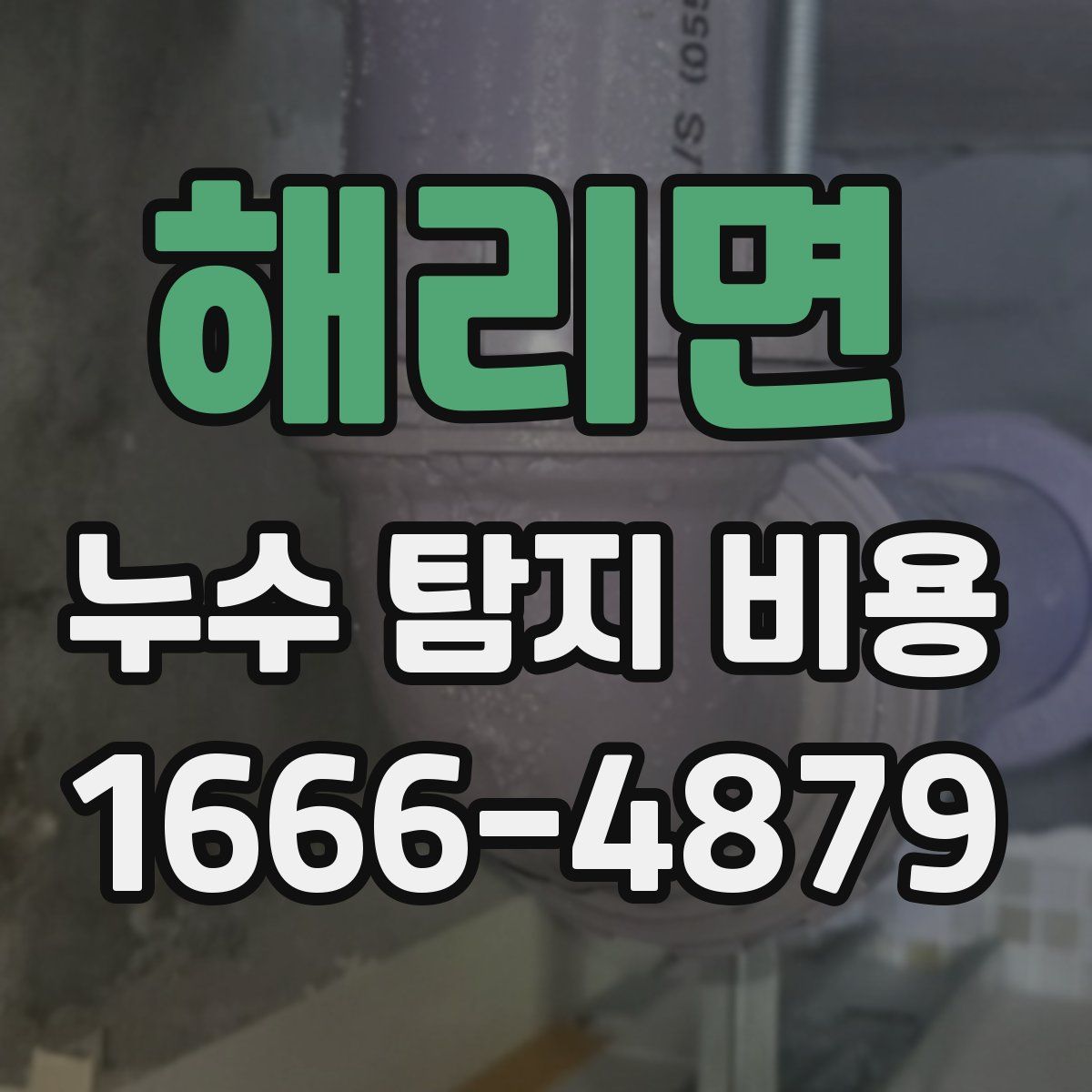 해리면 누수 탐지 비용