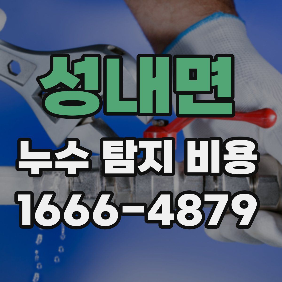 성내면 누수 탐지 비용