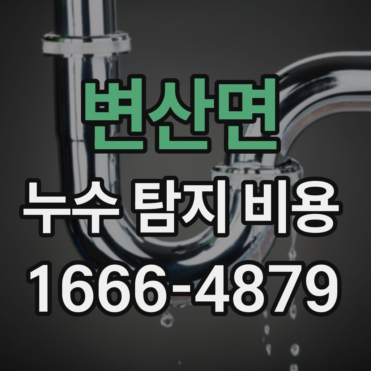 변산면 누수 탐지 비용