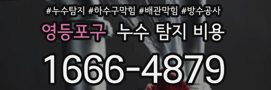 영등포구 누수 탐지 비용