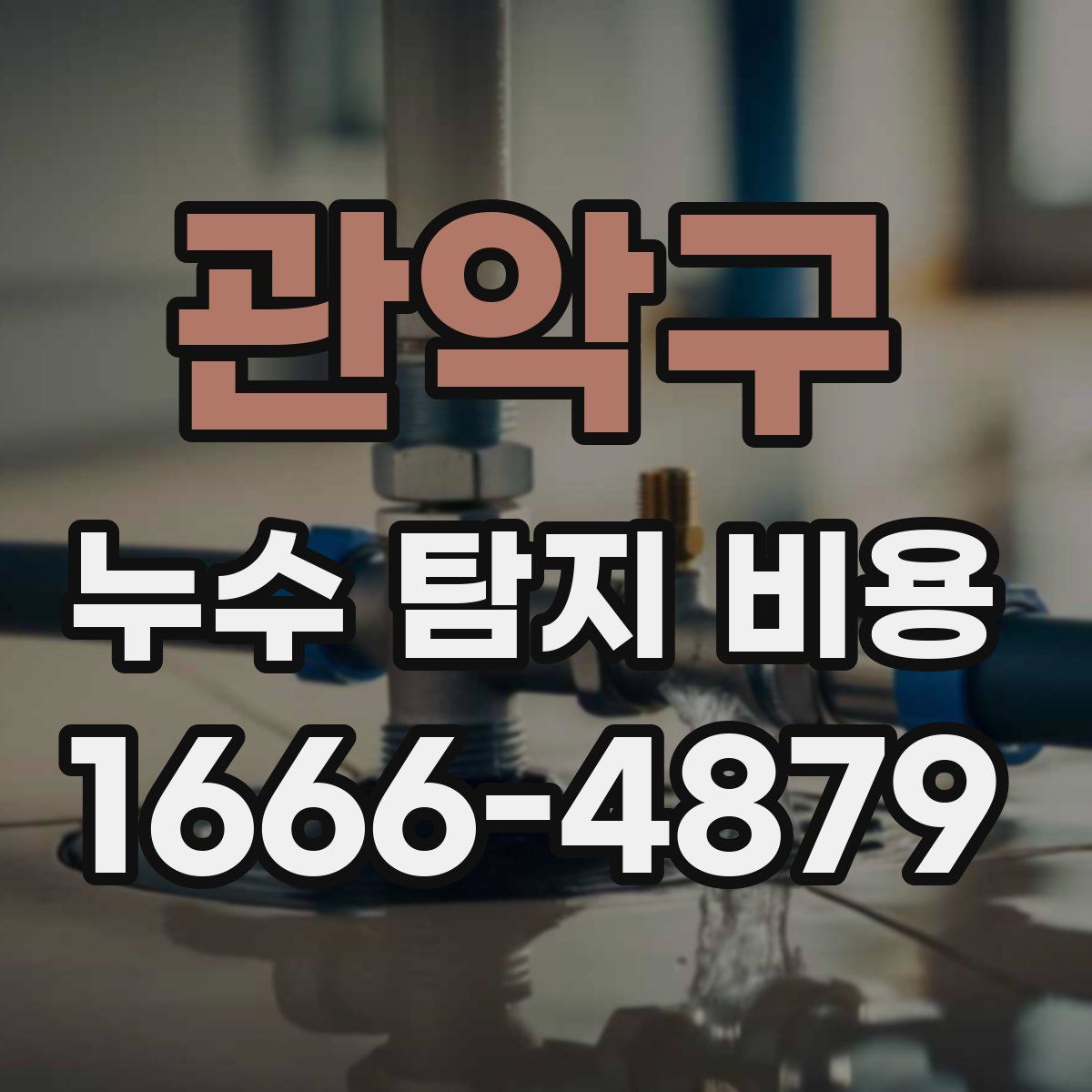 관악구 누수 탐지 비용
