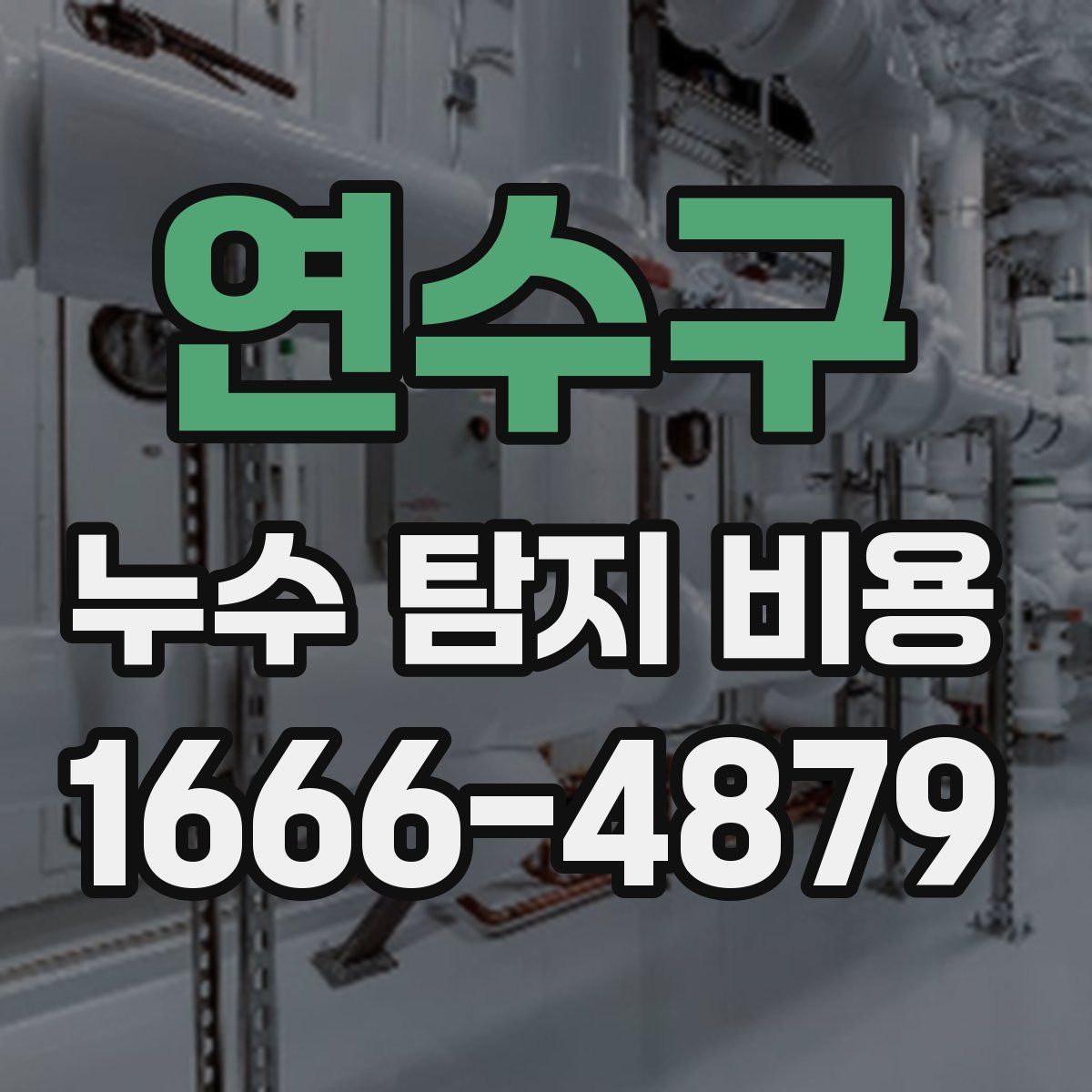 연수구 누수 탐지 비용
