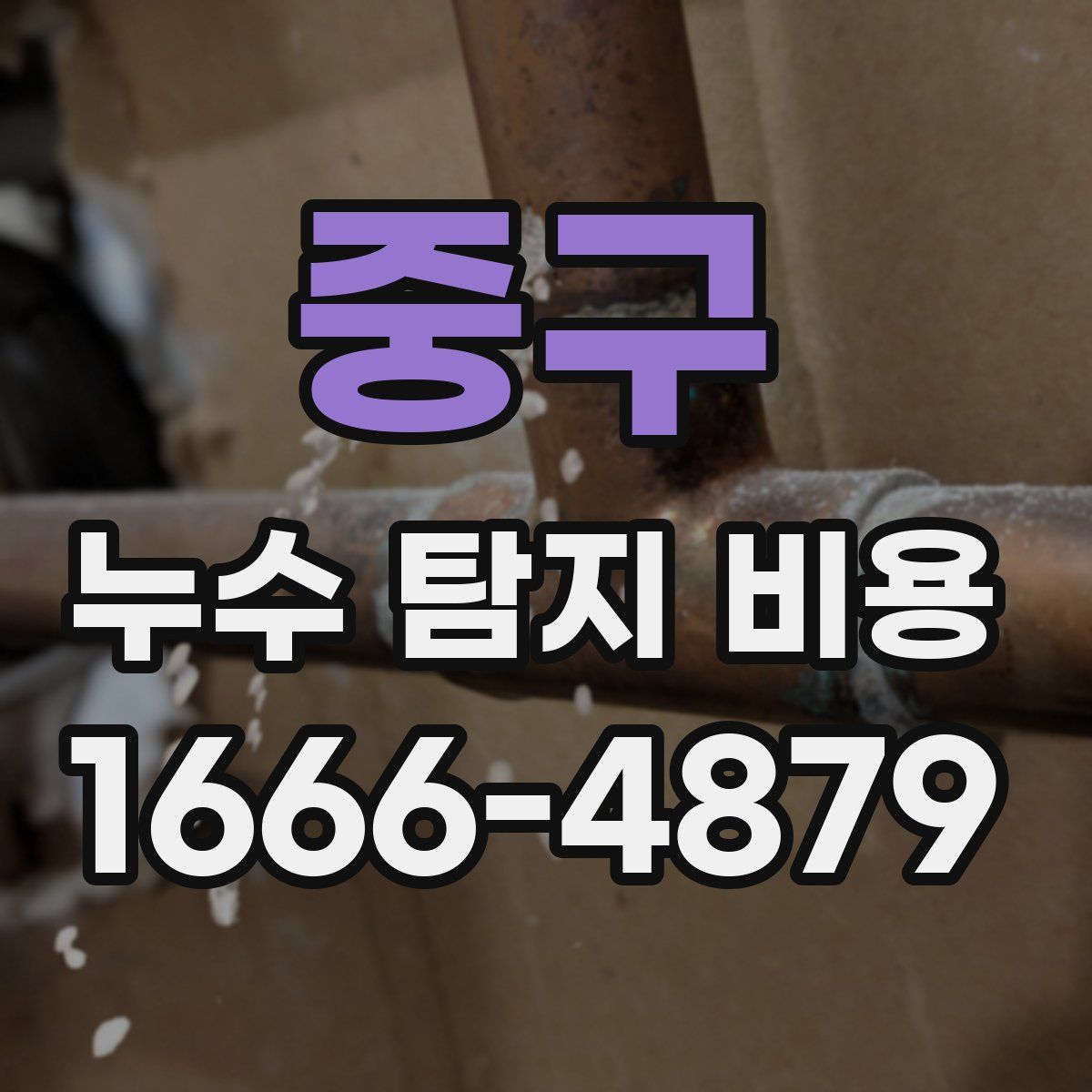 중구 누수 탐지 비용