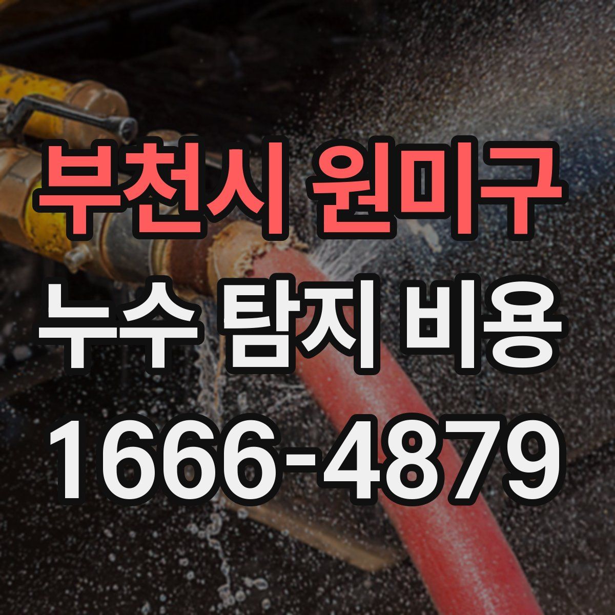 부천시 원미구 누수 탐지 비용