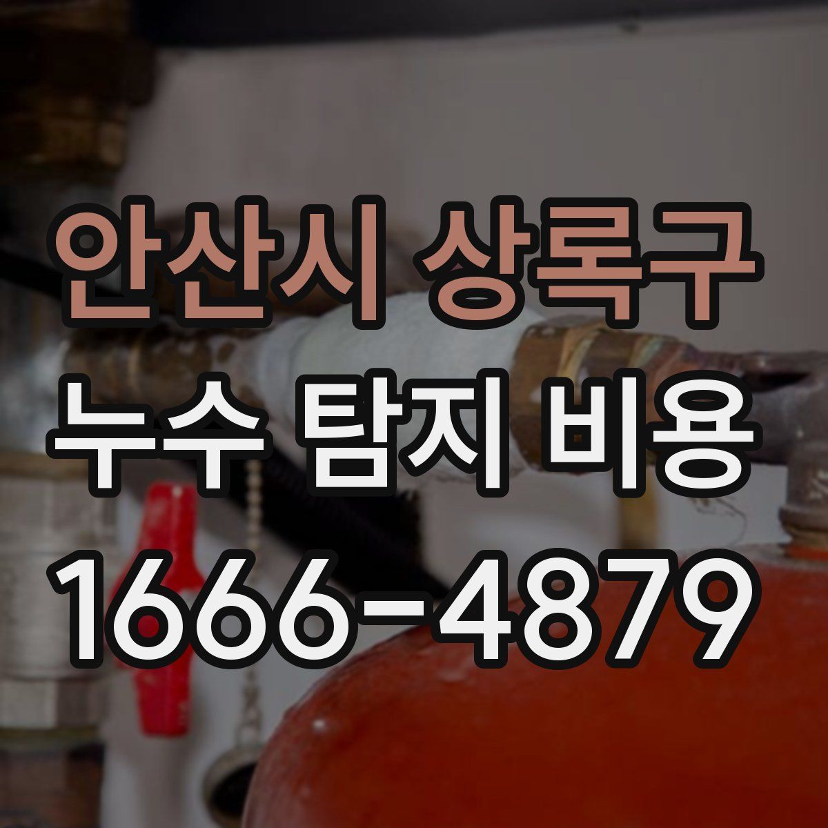 안산시 상록구 누수 탐지 비용